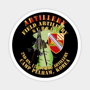 Field Artillery Survey - 2nd Bn 17th FA Camp Pelham Korea Magnet